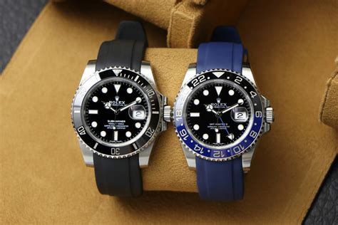 best rubber strap rolex submarine|rolex rubber strap original.